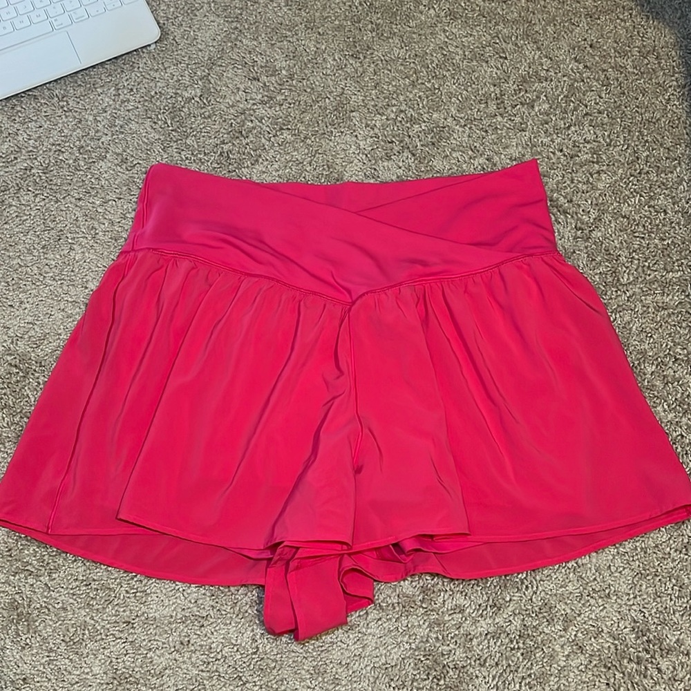 aerie crossover shorts
